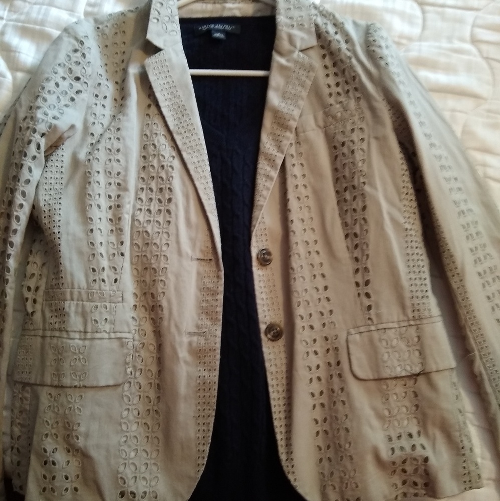 J. Crew Schoolboy Eyelet Blazer
